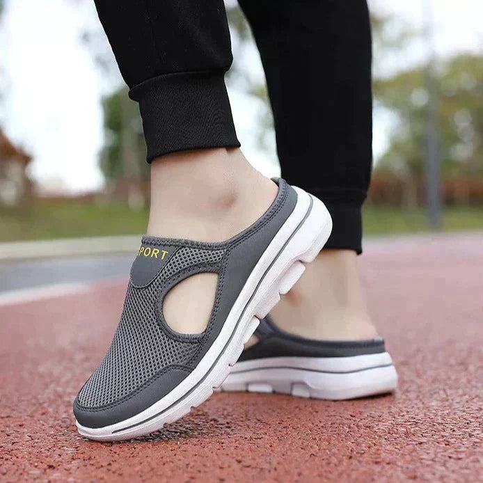 Comfort Mesh Instapslippers voor Heren – Ademend – Brede Pasvorm – EVA Zool