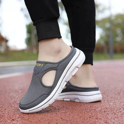 Comfort Mesh Instapslippers voor Heren – Ademend – Brede Pasvorm – EVA Zool