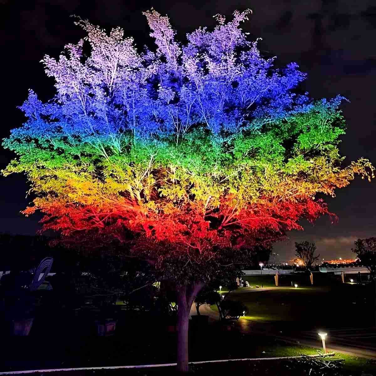 Premium RGB LED Tuinspot Aluminium 48W/72W IP65 Waterdicht Landschapsverlichting