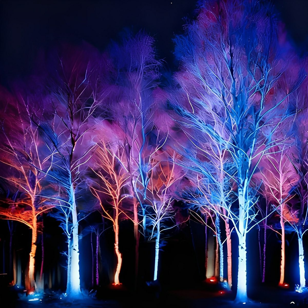 Premium RGB LED Tuinspot Aluminium 48W/72W IP65 Waterdicht Landschapsverlichting