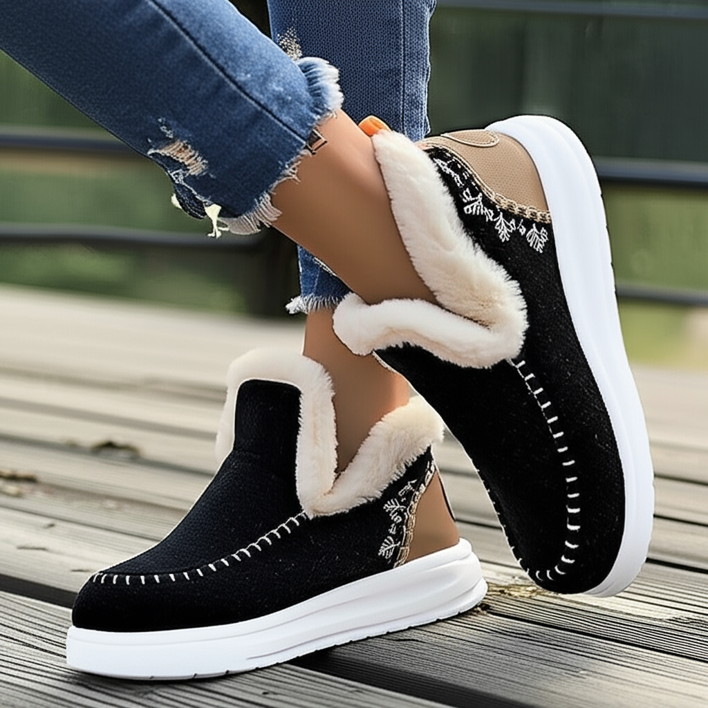 Cozy Women's Warm Slippers PlushSoft – Winter Slippers with Non-Slip Sole