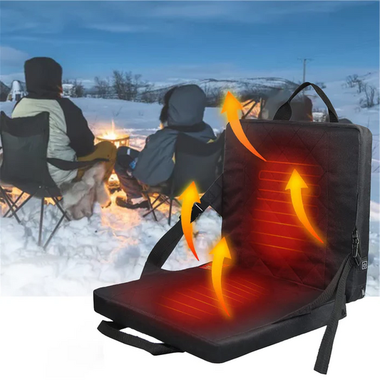 Thermoseat Draagbaar Verwarmd Zitkussen – USB-Verwarming met 3 Warmtestanden