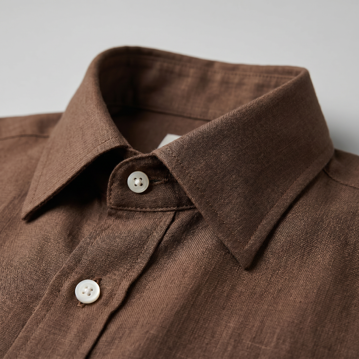 Oversized Casual Herenshirt met Lange Mouwen