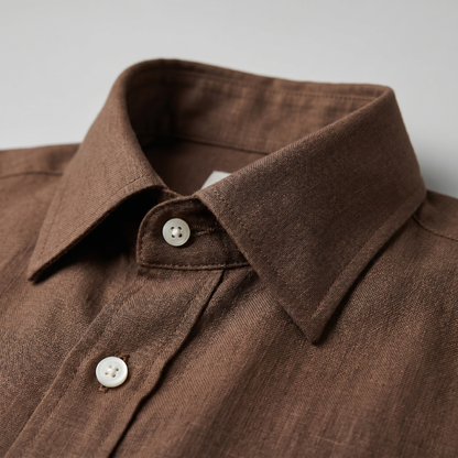 Oversized Casual Herenshirt met Lange Mouwen