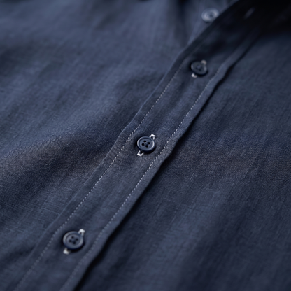 Oversized Casual Herenshirt met Lange Mouwen