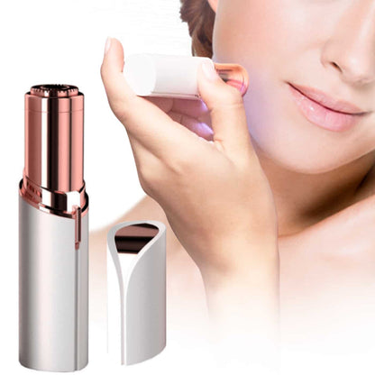 Compacte LED-haarverwijderaar in lippenstiftvorm