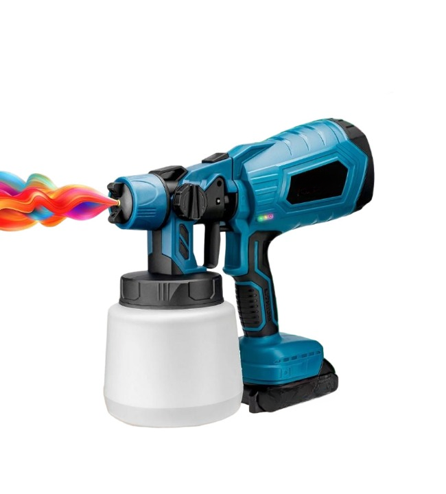 Draadloze Verfspuit met Batterij – Snel en Precies Spuiten