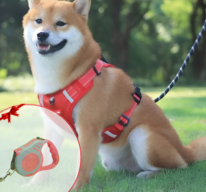 DogsControl  Anti-Trek Hondentuig – Verstelbaar & Ademend Veiligheidstuig met Reflectie