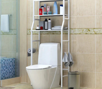 SpaceSaver Badkamerrek – Vrijstaand Opbergrek voor Toilet of Wasmachine