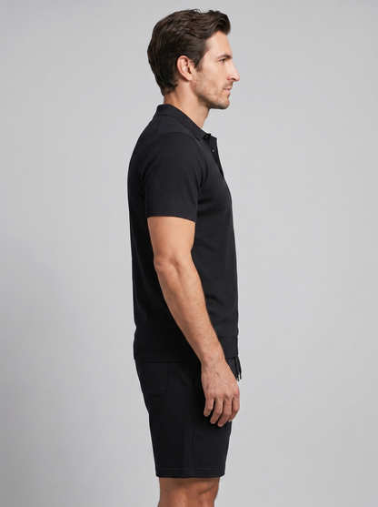 Klassieke Poloshirt en Shorts Set Heren - Zomer Casual