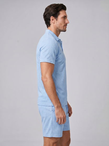 Klassieke Poloshirt en Shorts Set Heren - Zomer Casual