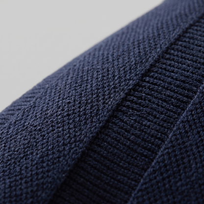 Ademend Open-Knit Poloshirt Heren - Smart Casual Zomer