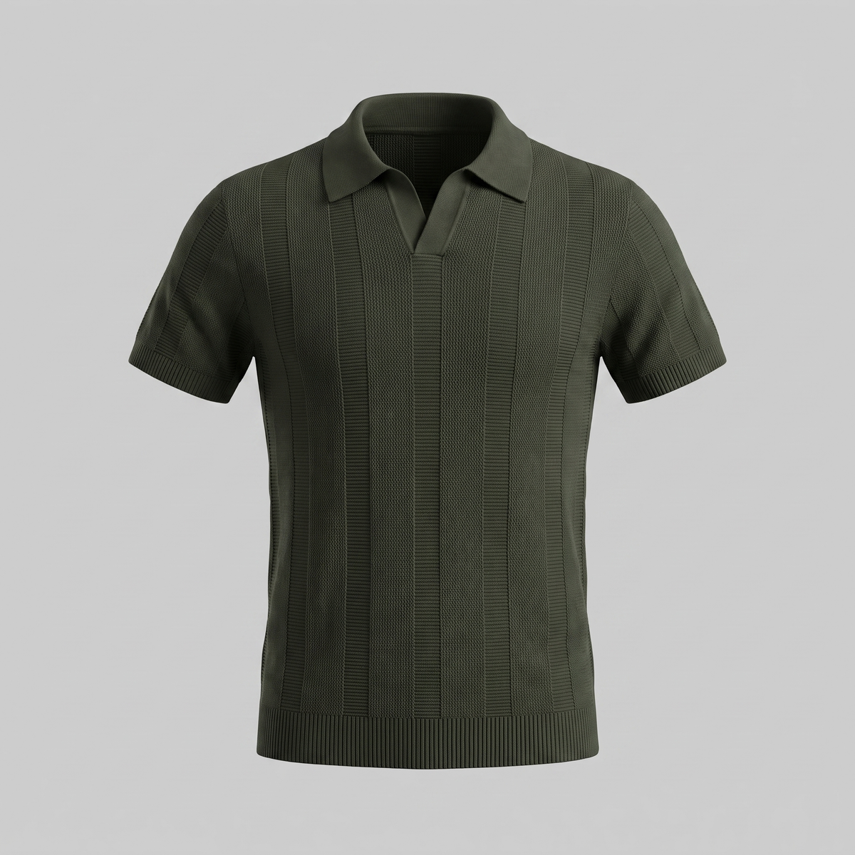 Ademend Open-Knit Poloshirt Heren - Smart Casual Zomer