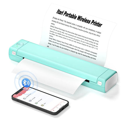 Draagbare A4 Thermische Printer met Bluetooth en Inktloze Afdrukken