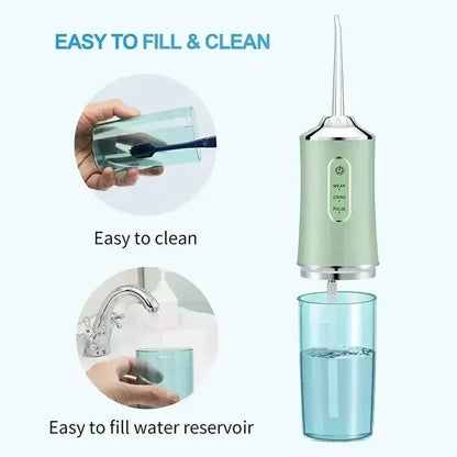 Oplaadbare Draadloze Waterflosser AquaSmile – Professionele Mondverzorging Thuis en Onderweg