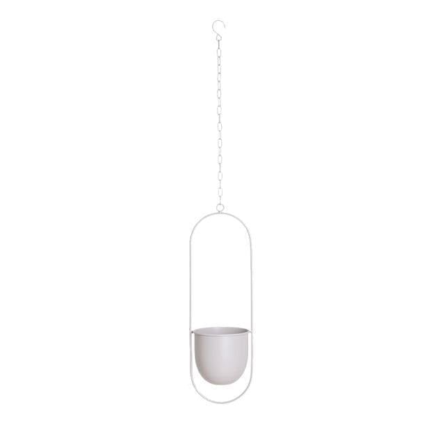 HaloRing Hangplantenhouder – Metalen hangende plantenbak voor binnen en buiten
