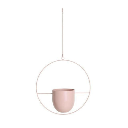 HaloRing Hangplantenhouder – Metalen hangende plantenbak voor binnen en buiten
