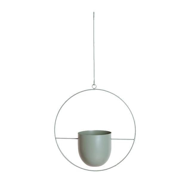 HaloRing Hangplantenhouder – Metalen hangende plantenbak voor binnen en buiten