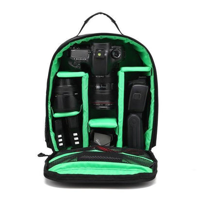 Compacte waterdichte camera-rugzak voor DSLR en accessoires