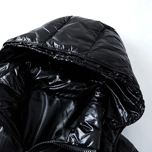 Glanzende Donsjas Dames – Lichtgewicht Waterafstotende Winterjas met Luxe Warmte