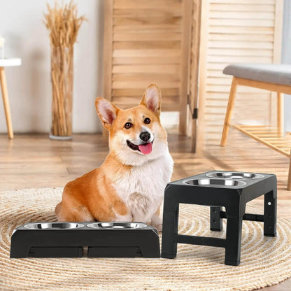 PupLift Verhoogde Hondenkom – Ergonomisch & Langzaam Voeren voor Gezonde Maaltijden