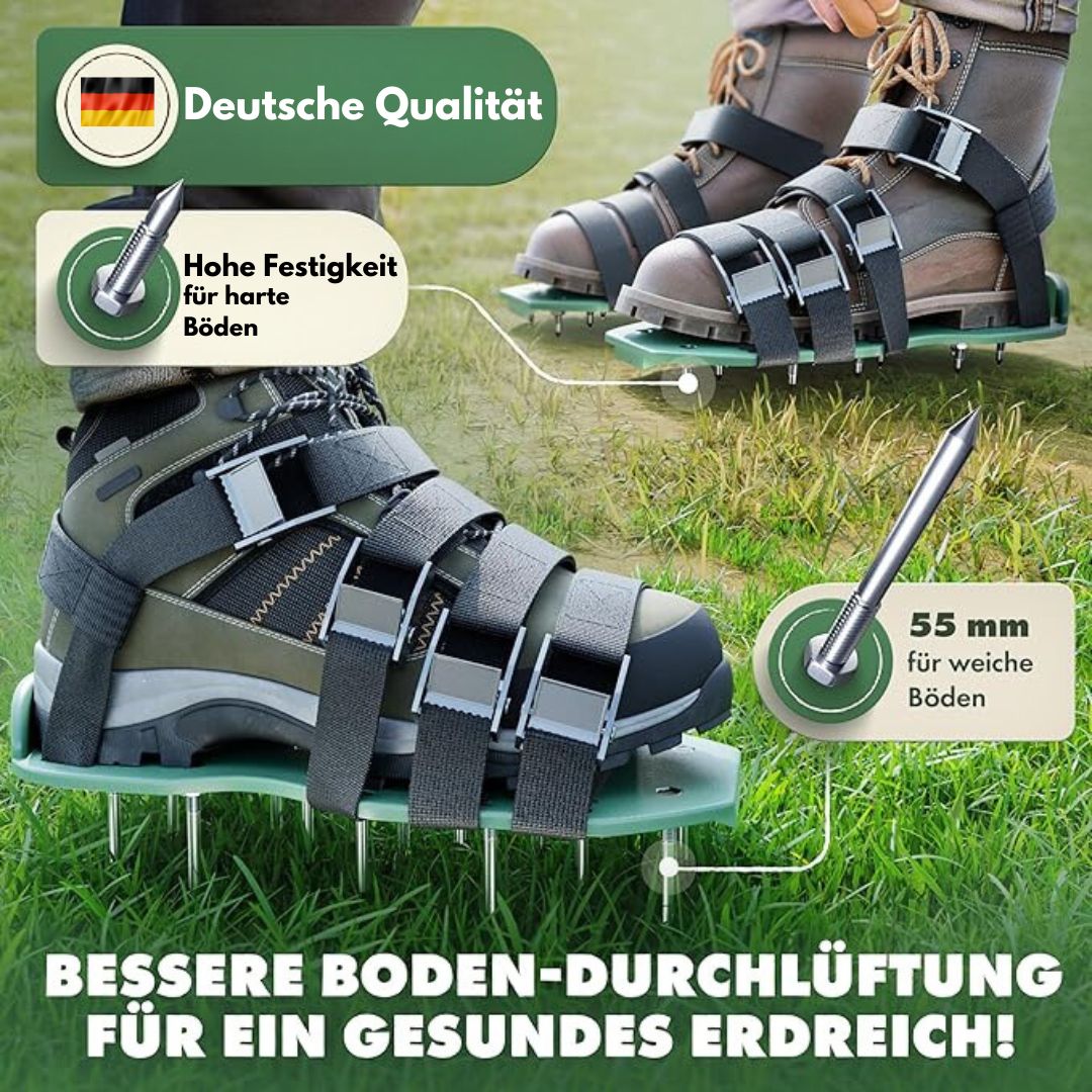GrasPrik Grondbeluchter Schoenen Voor Gazononderhoud