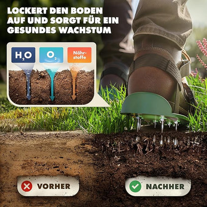 GrasPrik Grondbeluchter Schoenen Voor Gazononderhoud