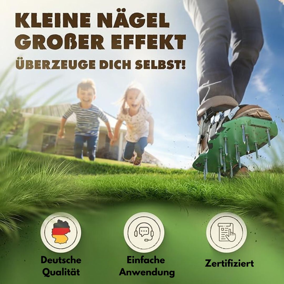 GrasPrik Grondbeluchter Schoenen Voor Gazononderhoud