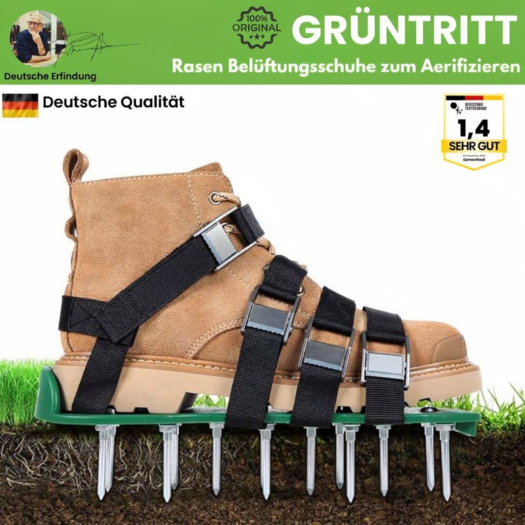GrasPrik Grondbeluchter Schoenen Voor Gazononderhoud
