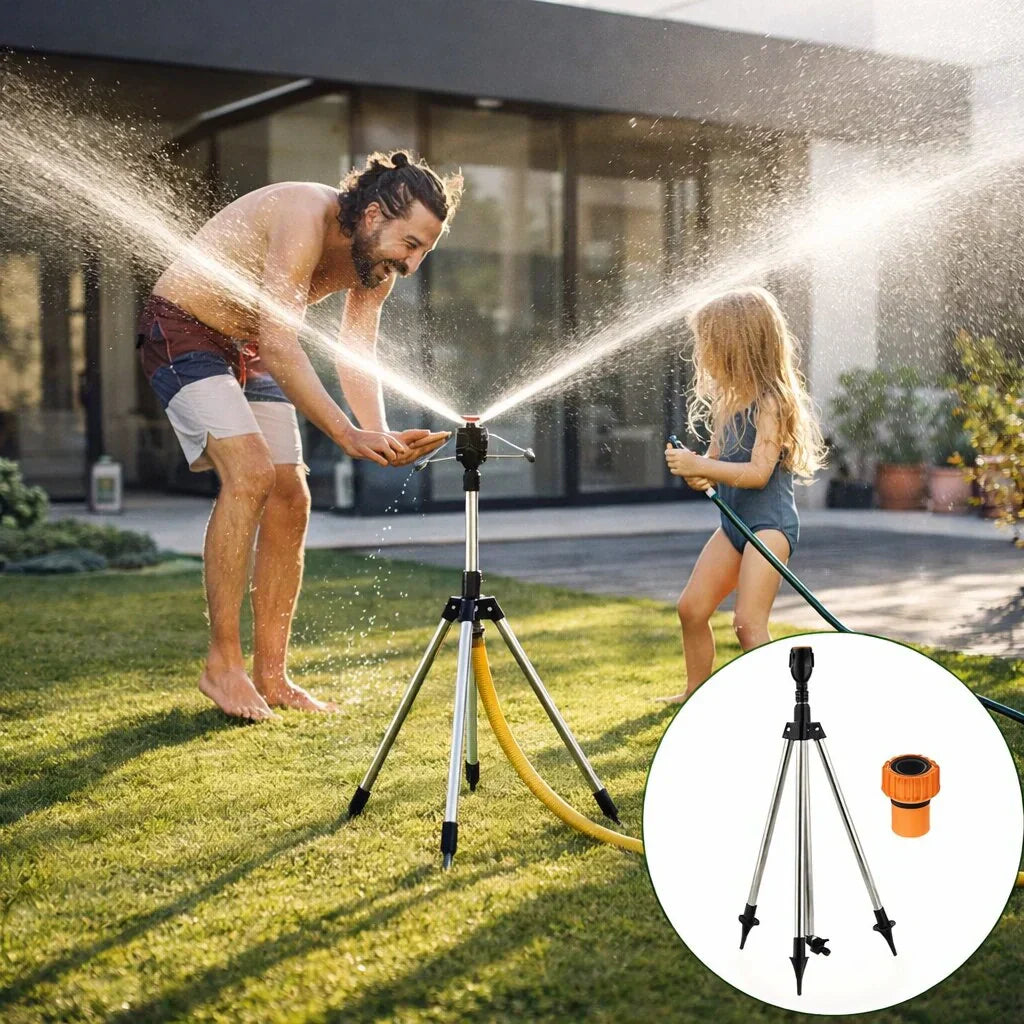 AquaStraal Tuinsproeier Met Statief 360 Graden