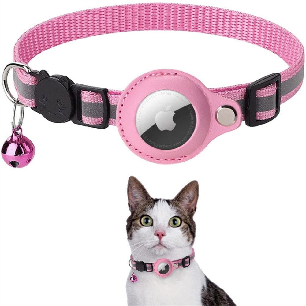ReflectTrack Kattenhalsband met GPS Tracker Houder en Reflecterend Ontwerp