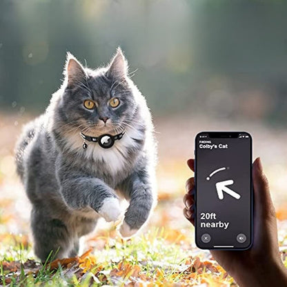 ReflectTrack Kattenhalsband met GPS Tracker Houder en Reflecterend Ontwerp