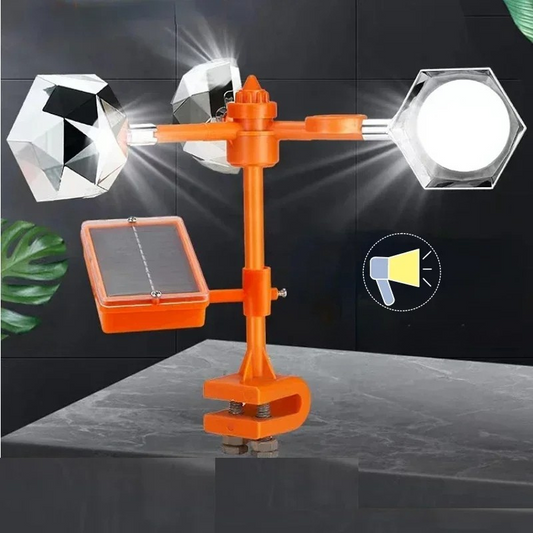 ZonSpin Vogelbeschermer – 360° Reflecterende Duivenverschrikker op Zonne-energie