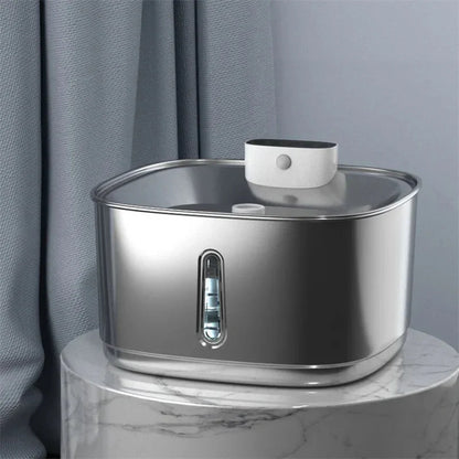 Slimme Drinkfontein voor Katten en Honden – 3,2L RVS met Filter