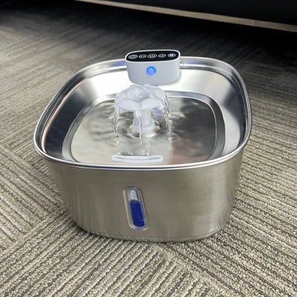 Slimme Drinkfontein voor Katten en Honden – 3,2L RVS met Filter