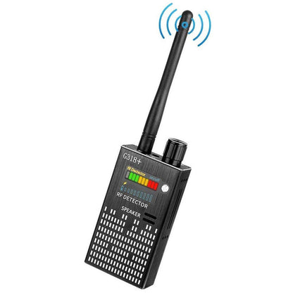 PrivacyGuard Detecto – RF Signaal- en Cameradetector met Laserfunctie en Alarm