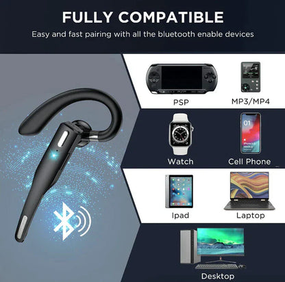 Draadloze Bluetooth Oortelefoon met Lange Batterijduur en Ruisonderdrukking