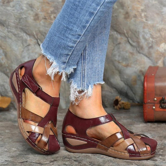 Orthopedische Dames Sandalen – Ergonomisch, Antislip en Stijlvol Vintage Design