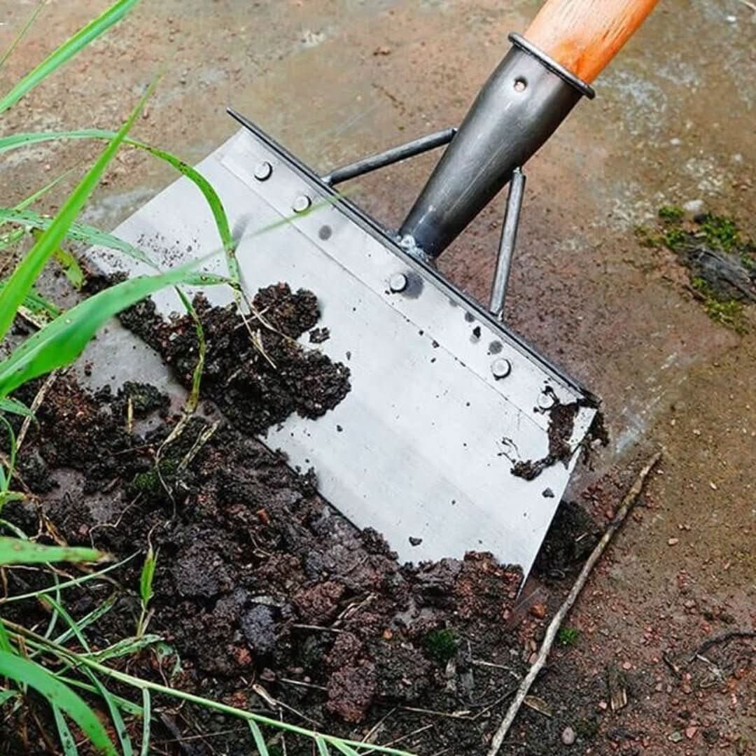 Gravo – 3-in-1 reinigingsschop voor voegen, vuil en onkruid