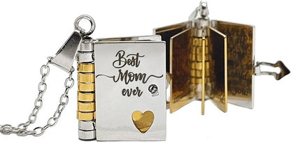 Herinnering Boekhanger Ketting – Symbolisch Sieraad met Liefdevolle Boodschap