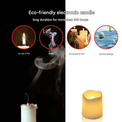 Set met 24 LED-lampen zonder vlam - GlowFlicker