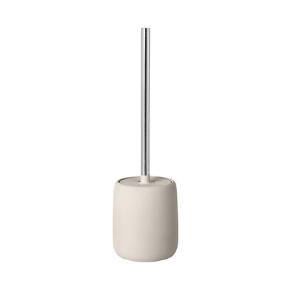 Elegante Matte Toiletborstel met Houder – Modern Design