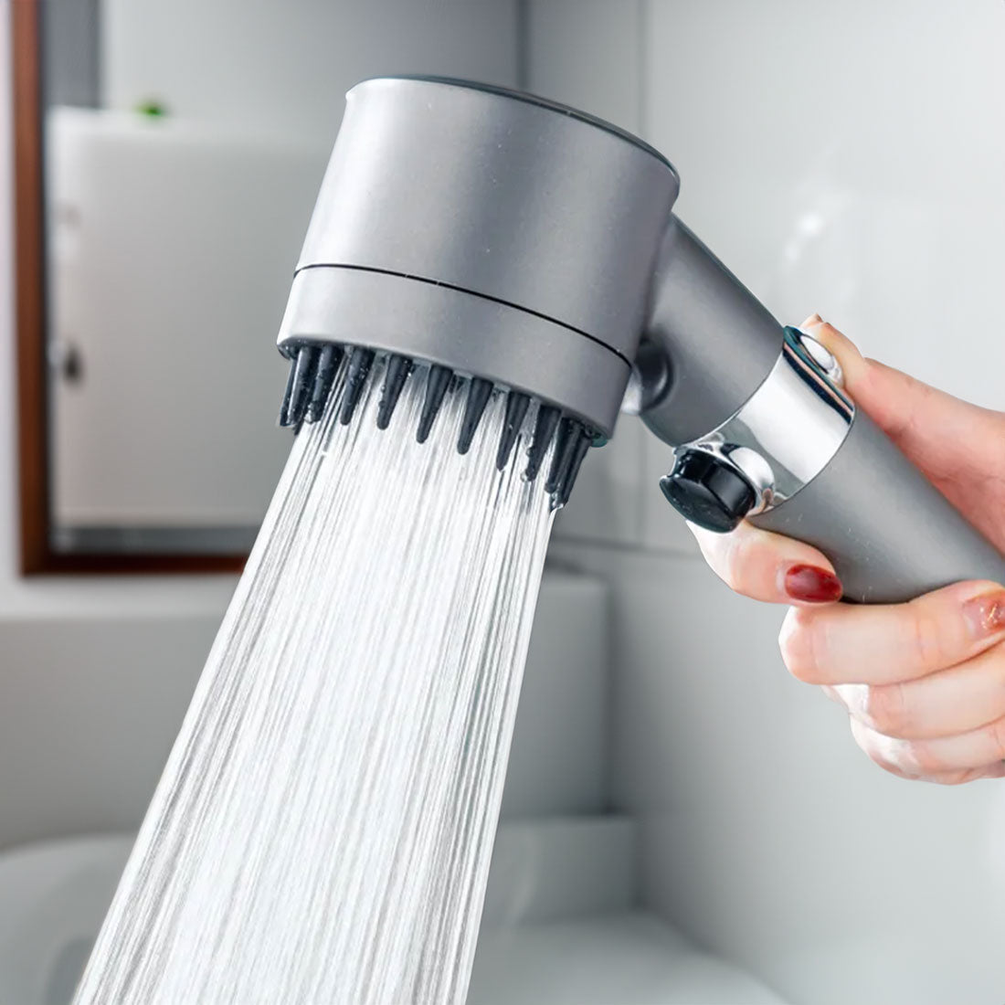 Premium Waterbesparende Douchekop met Massagefunctie - 3 Sproeimodi
