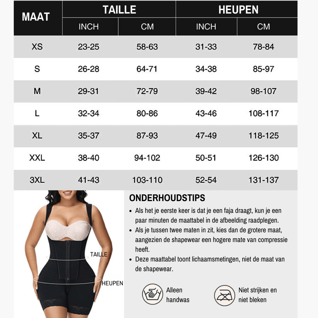 Contouria Dames Corrigerende Shapewear met Buikondersteuning en Open Bust