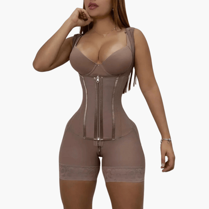 Contouria Dames Corrigerende Shapewear met Buikondersteuning en Open Bust