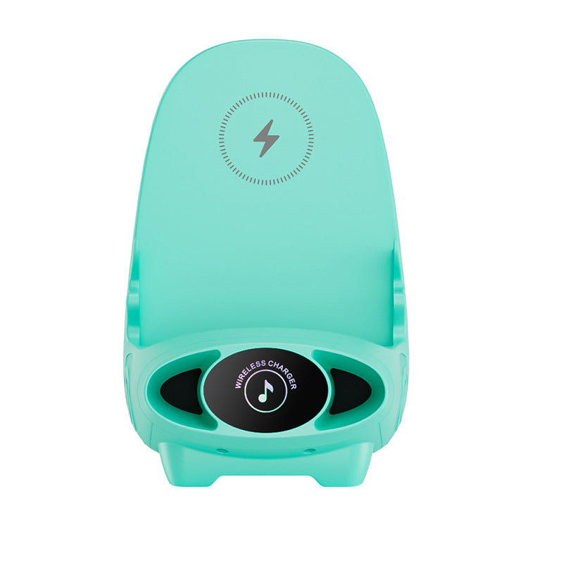 FlexCharge Chair – Draadloze Snellader & Telefoonhouder in Stoelvorm