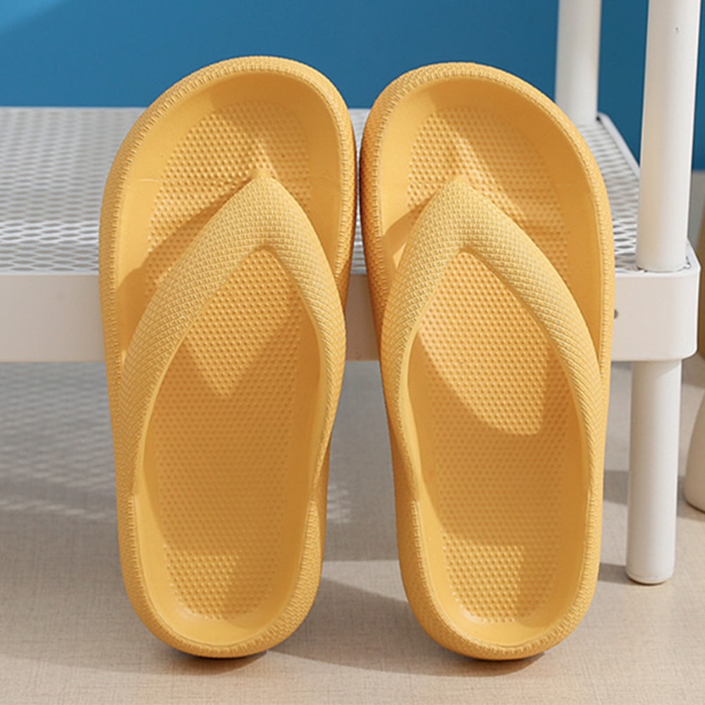 VoetZacht T-Split Slipper – Antislip Dames Slipper met Schokdemping en EVA-Zool