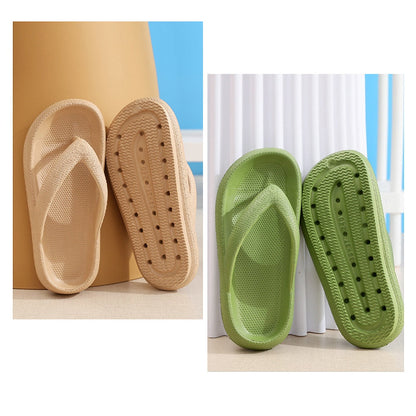 VoetZacht T-Split Slipper – Antislip Dames Slipper met Schokdemping en EVA-Zool