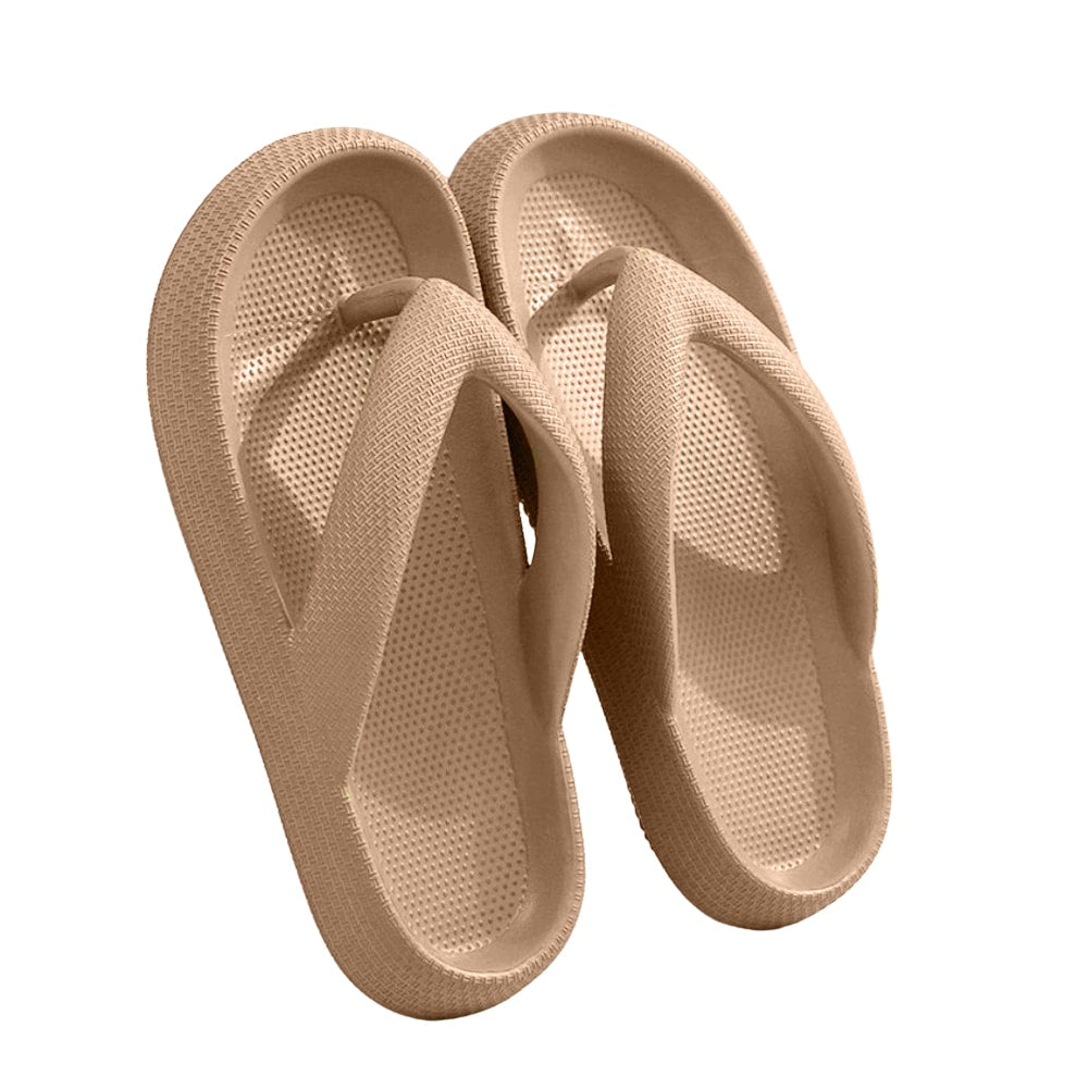 VoetZacht T-Split Slipper – Antislip Dames Slipper met Schokdemping en EVA-Zool