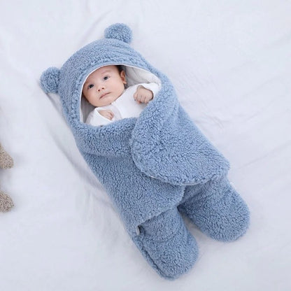 Winter Swaddle Dekentje voor Baby met Fleece Voering